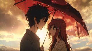 Anime Couple AI HD Pics for Desktop