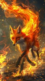 Ultra HD Anime Cartoon Fox Wallpaper for Samsung Devices