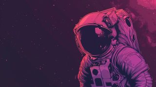 Ultra HD Astronaut AI Desktop Background: Free Download