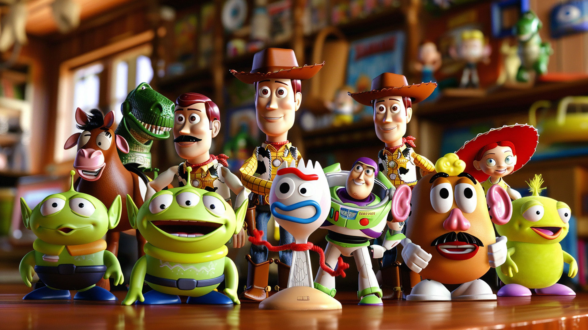 8K Toy Story Background AI Wallpaper for Ultra HD Screens