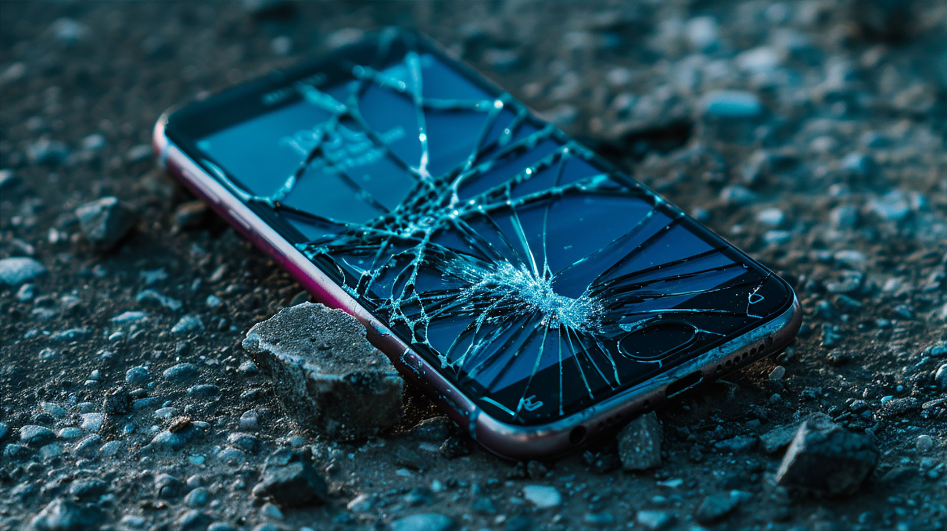 Broken Phone Screen Wallpaper HD Download Free