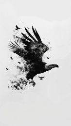 Graceful Soar: Majestic Bald Eagle Background