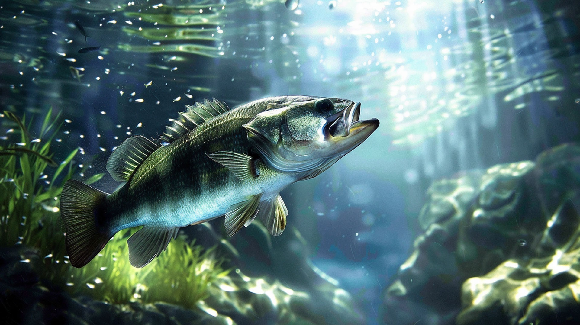 Stunning Bass Fish AI HD Wallpapers