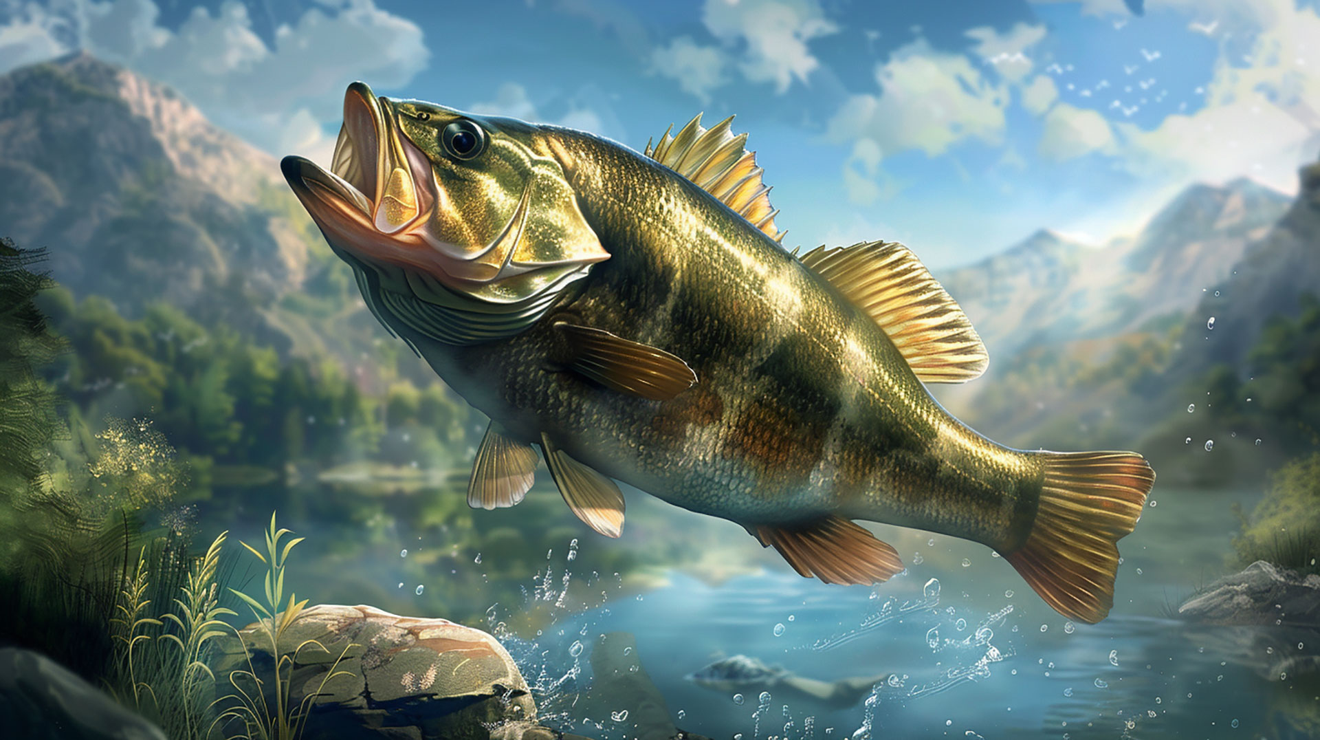 Explore Bass Fish AI Desktop Backgrounds