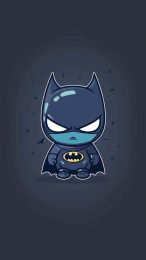 High Definition Batman Cartoon Lock Screen Wallpaper