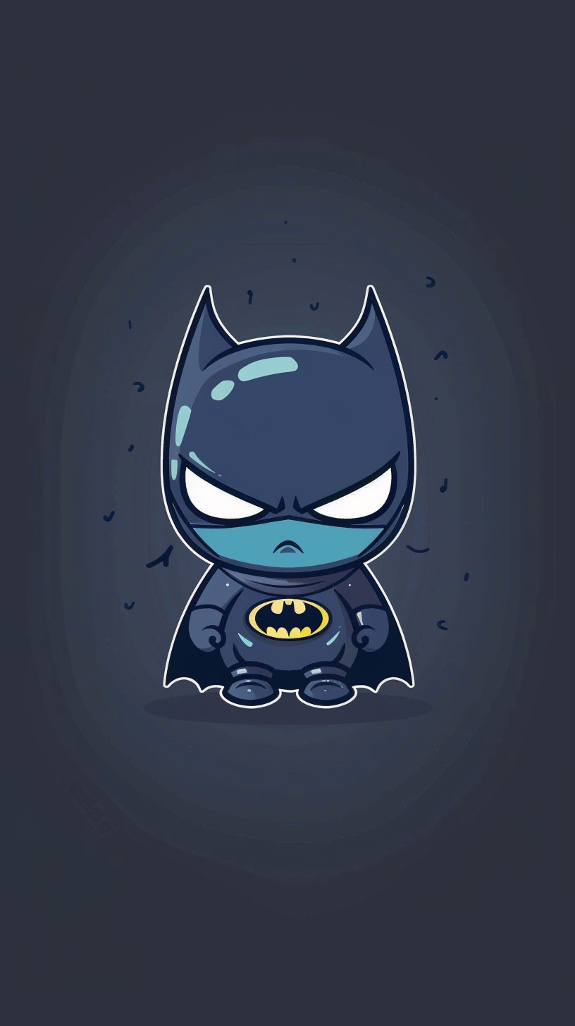 High Definition Batman Cartoon Lock Screen Wallpaper