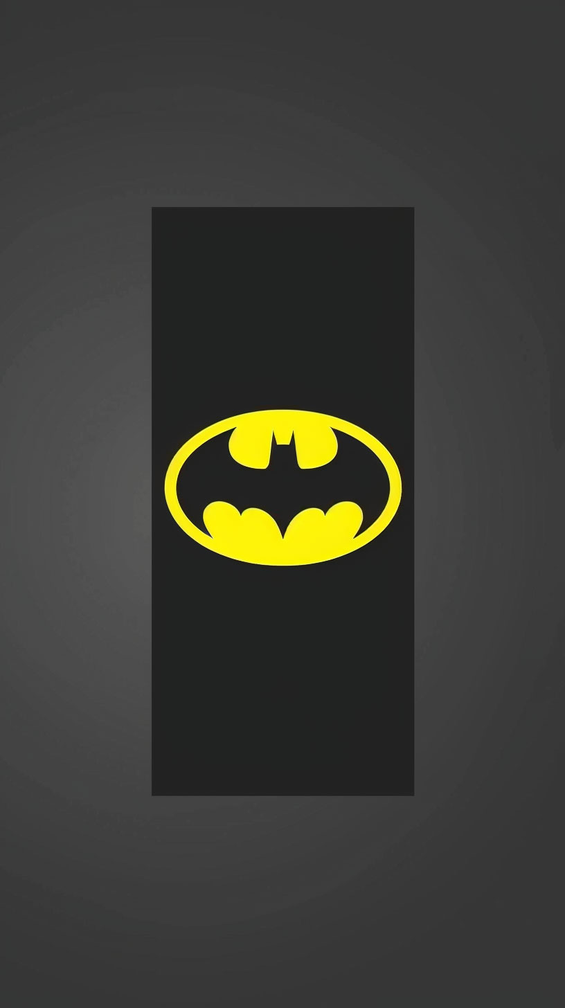 Download Batman Logo Lock Screen Wallpaper 4K Resolution