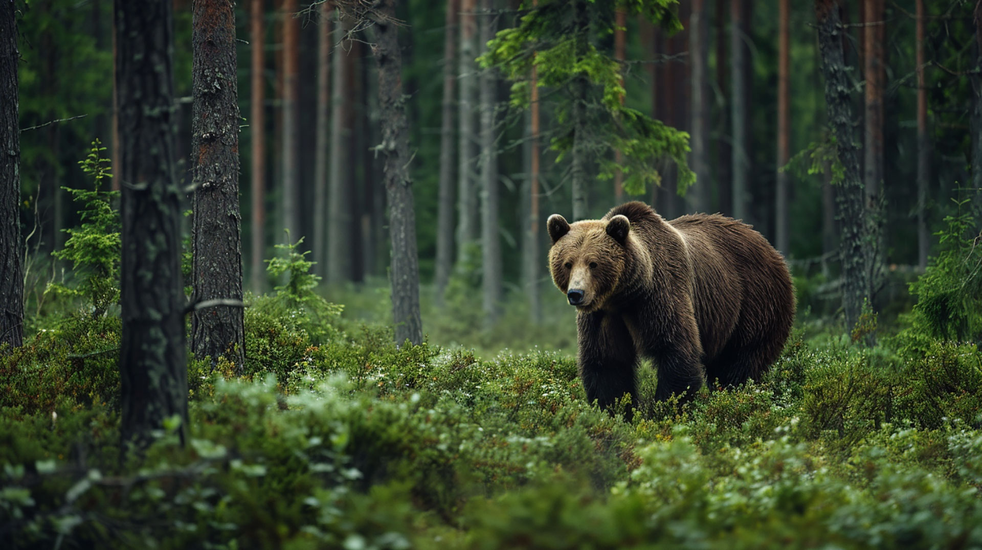 Brown Bear AI Image Free Wallpapers