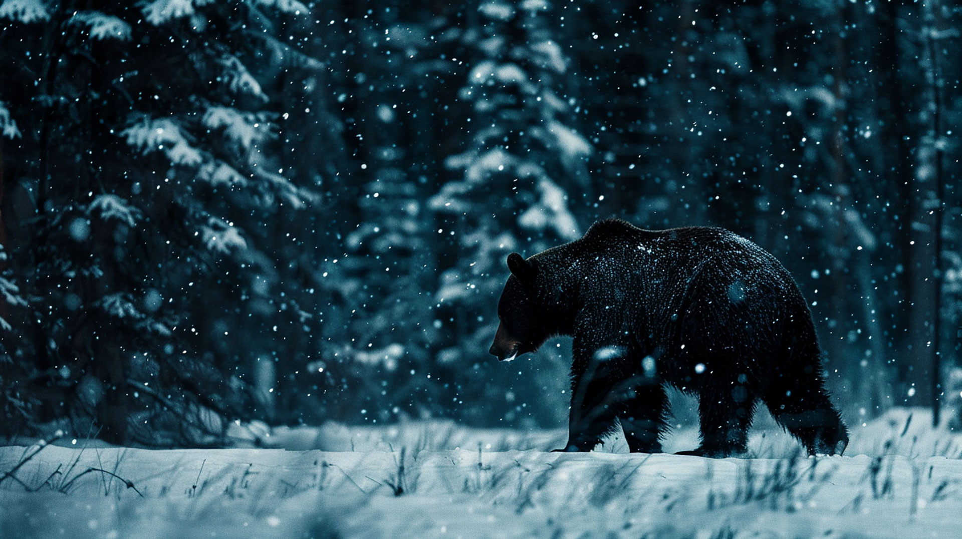 Grizzly Bear AI Image Desktop Background