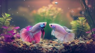 Elegant Betta Fish AI HD Wallpapers