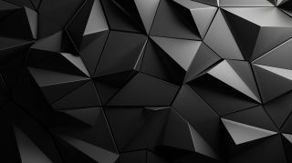 Ultra HD Black and White Geometric AI Background