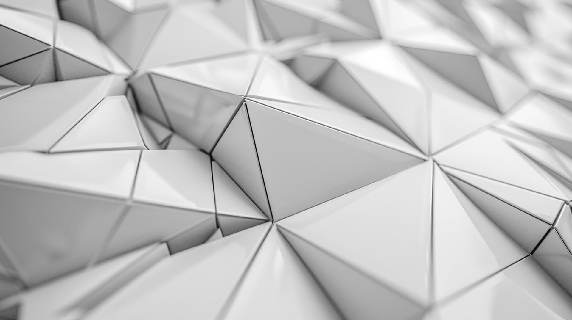 Creative Black and White Geometric AI HD Background for Desktop