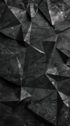 Minimalist Black and White Geometric AI Background for Phones