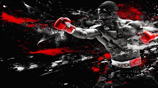 Professional Black Boxer: Free Desktop Wallpaper