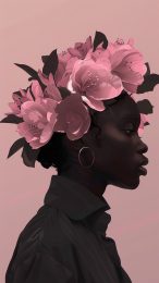 Black Girl Magic: Empowering Mobile Wallpaper