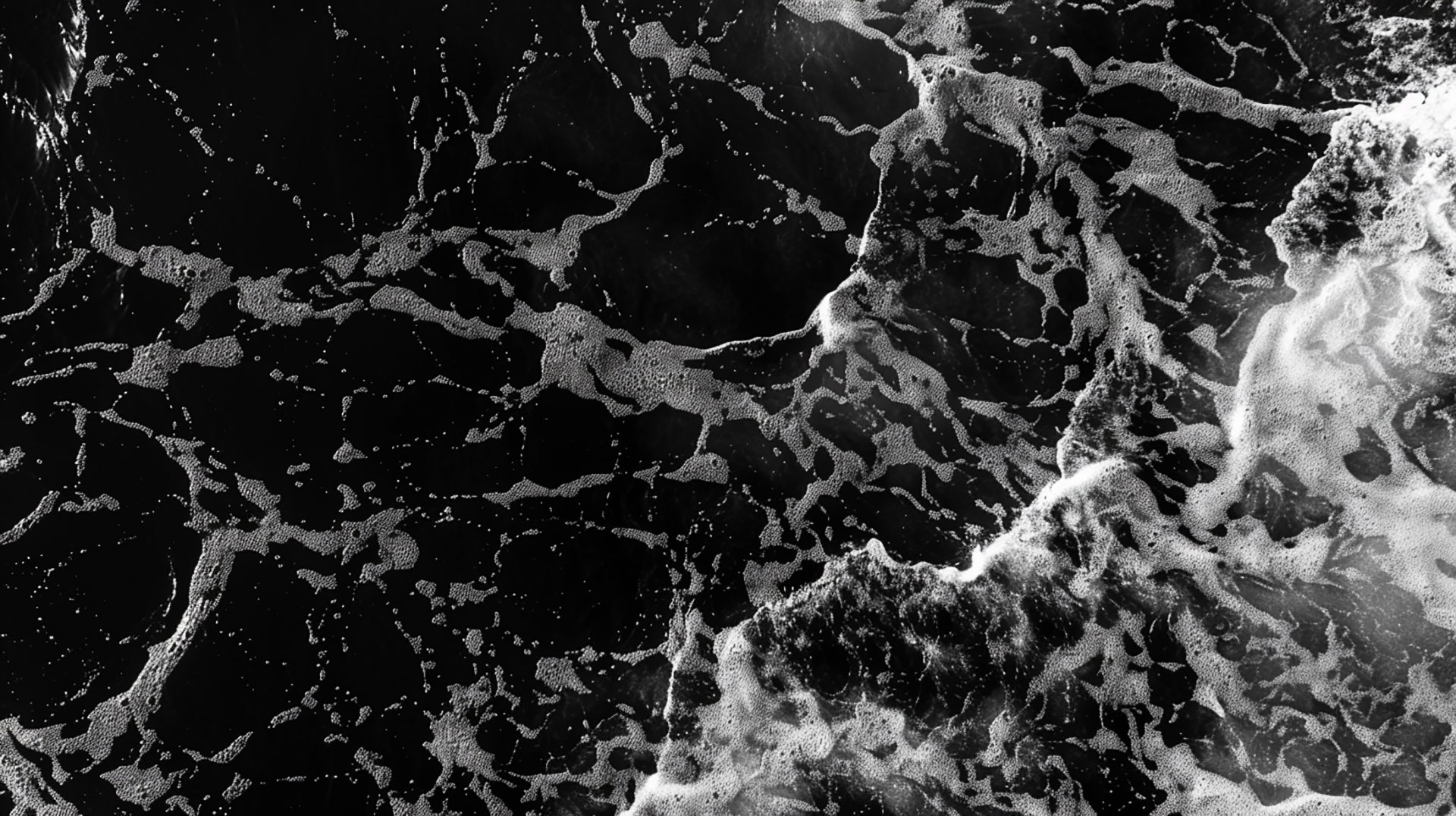 Digital Black Water Wallpaper: Dark Desktop Wallpaper