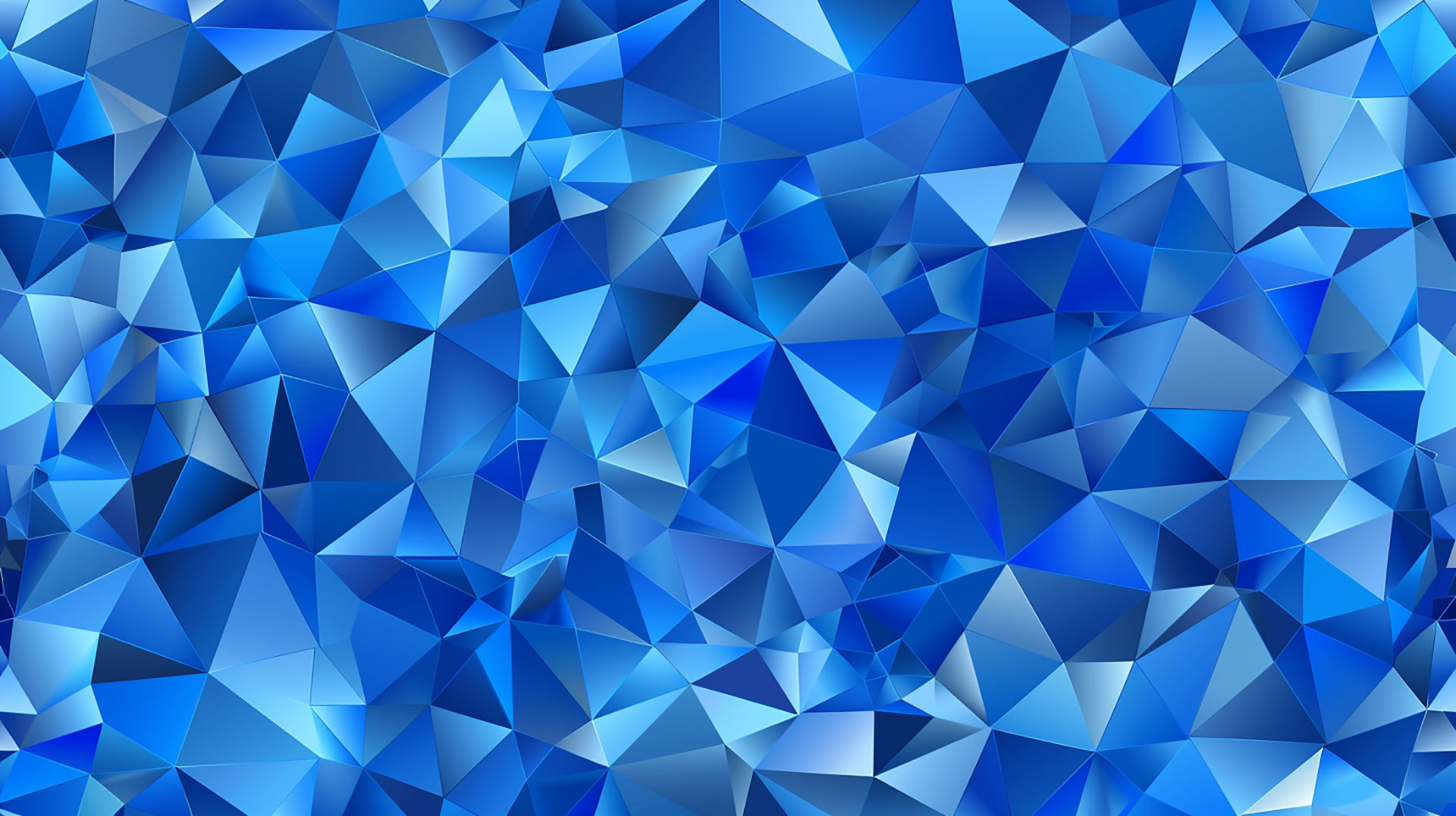 Stunning Blue Geometric AI Image for PC Wallpapers