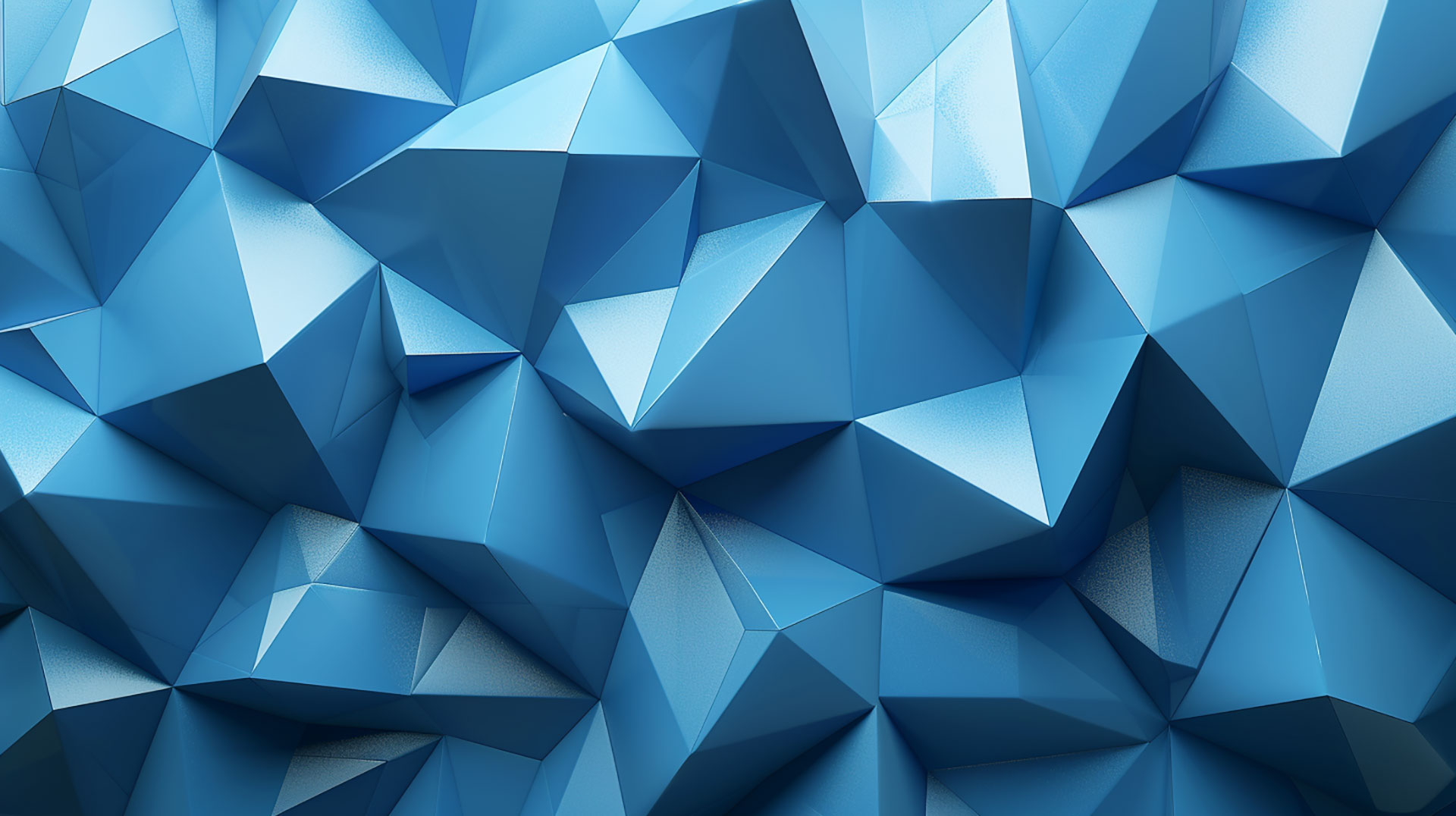 High-Resolution Blue Geometric AI Digital Background