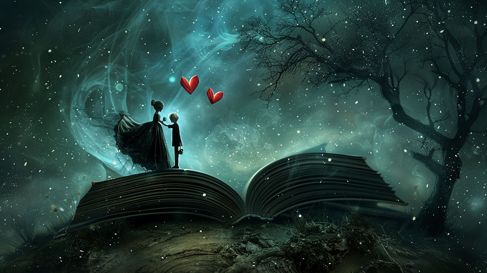 Stunning Book Love Wallpaper: Free Desktop Background