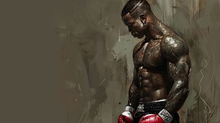 Boxer in Action: 1920x1080 HD Desktop Wallpaper