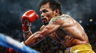 Boxing AI Image: 4K Ultra HD Desktop Background