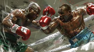 Boxing AI Image: 1920x1080 HD Desktop Wallpaper