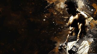 Ultra HD Boxing AI Image: Adrenaline-Pumping Desktop Background