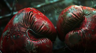 Boxing AI Image: 16:9 HD Wallpaper for Desktop