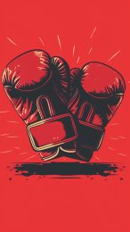 Pair of Boxing Gloves: Mobile Screen Background