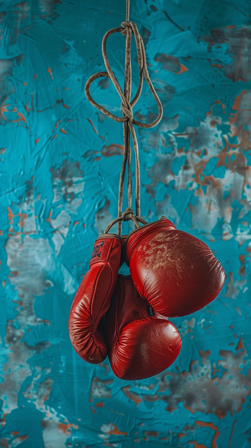 HD Boxing Gloves: Mobile Screen Background