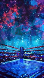 HD Boxing Ring: Mobile Screen Background