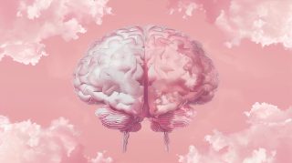 Beautiful Aesthetic Brain Digital Background