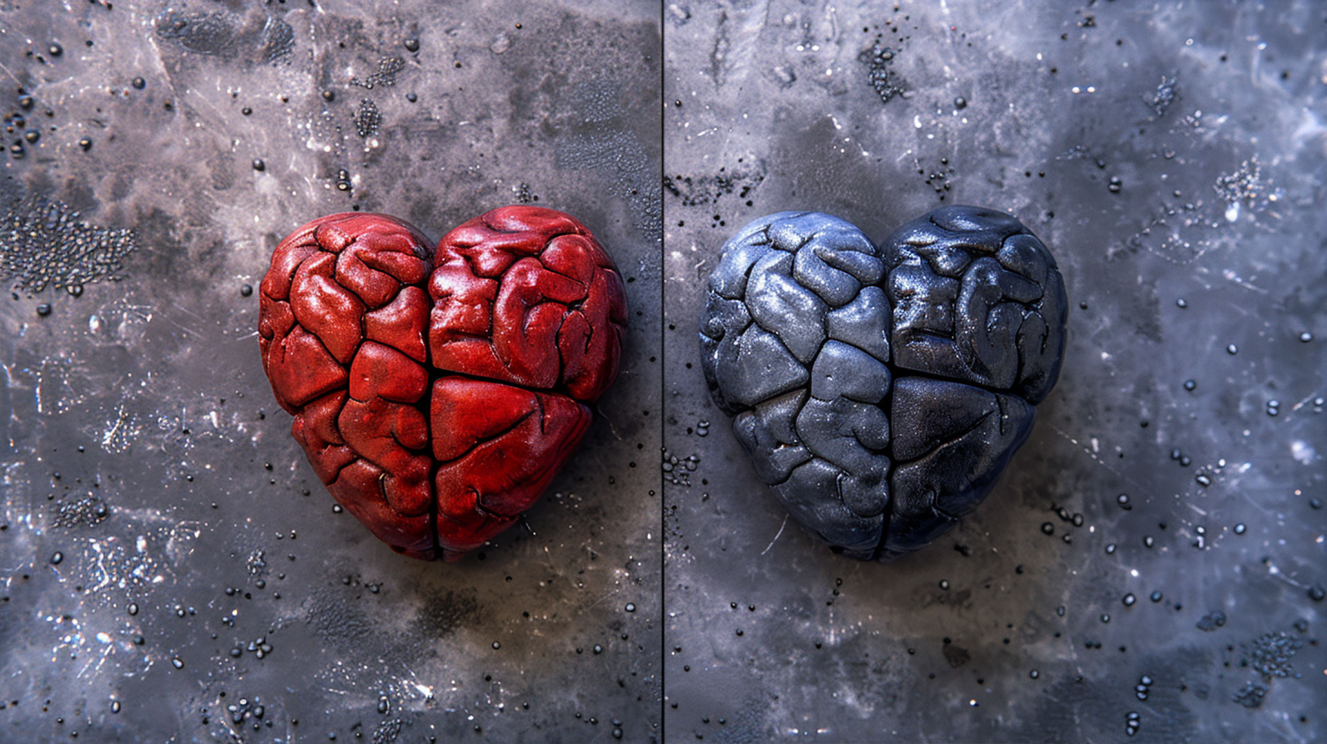 Download 4K Brain and Heart Wallpaper