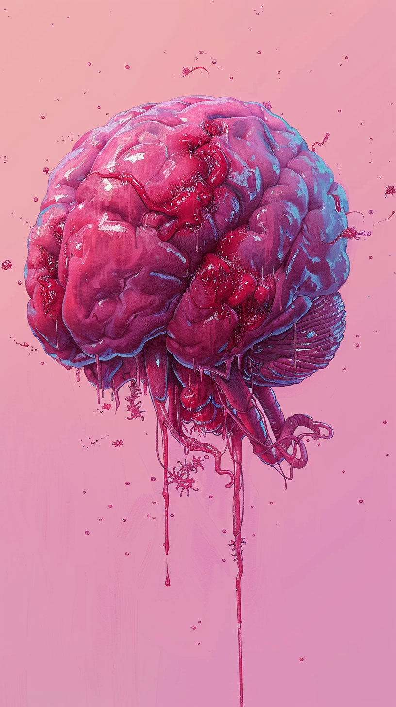 Free HD Brain Art Wallpaper for Mobile