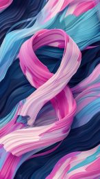 iPhone Breast Cancer Awareness Ribbon Wallpaper