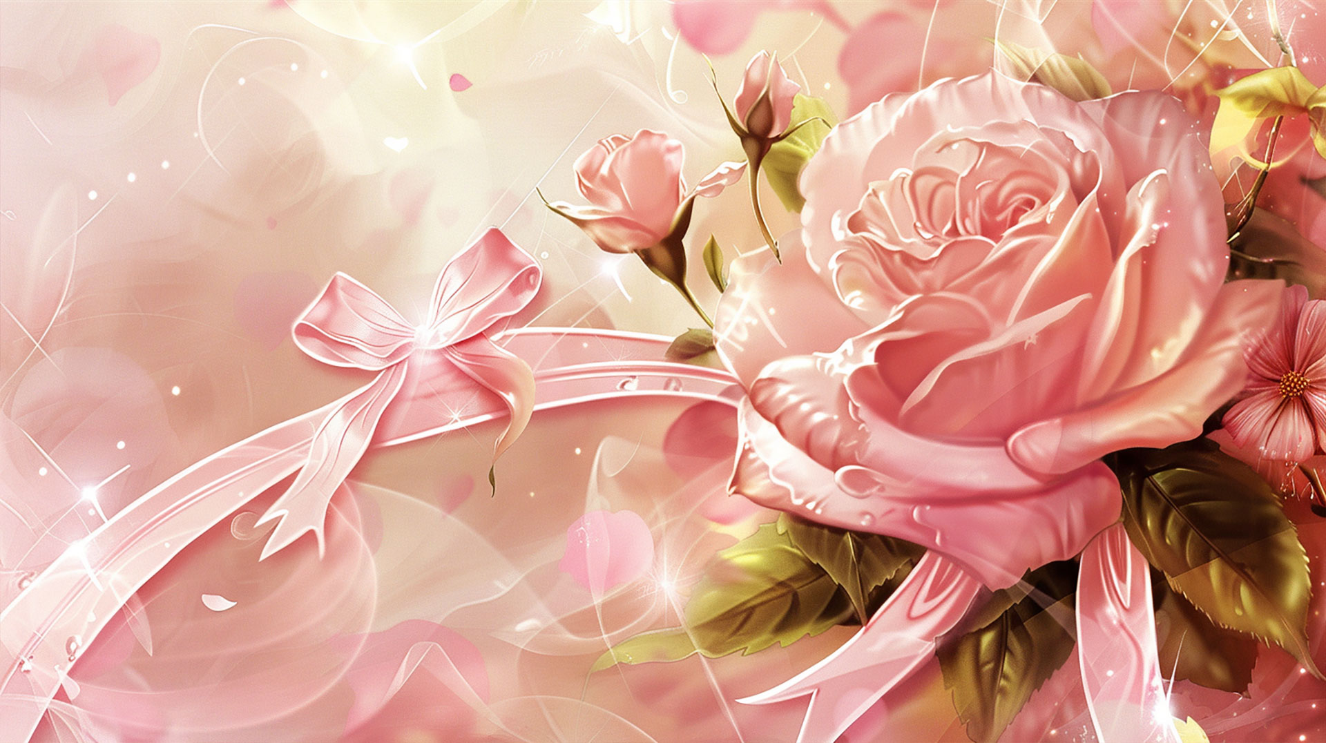 AI-Created Breast Cancer Awareness 16:9 Wallpapers