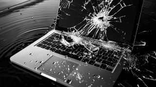 Download Broken MacBook Screen Wallpaper