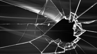 AI Enhanced Broken Screen Windows 10 Wallpaper