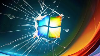 Digital Broken Screen Wallpaper Windows 10 HD