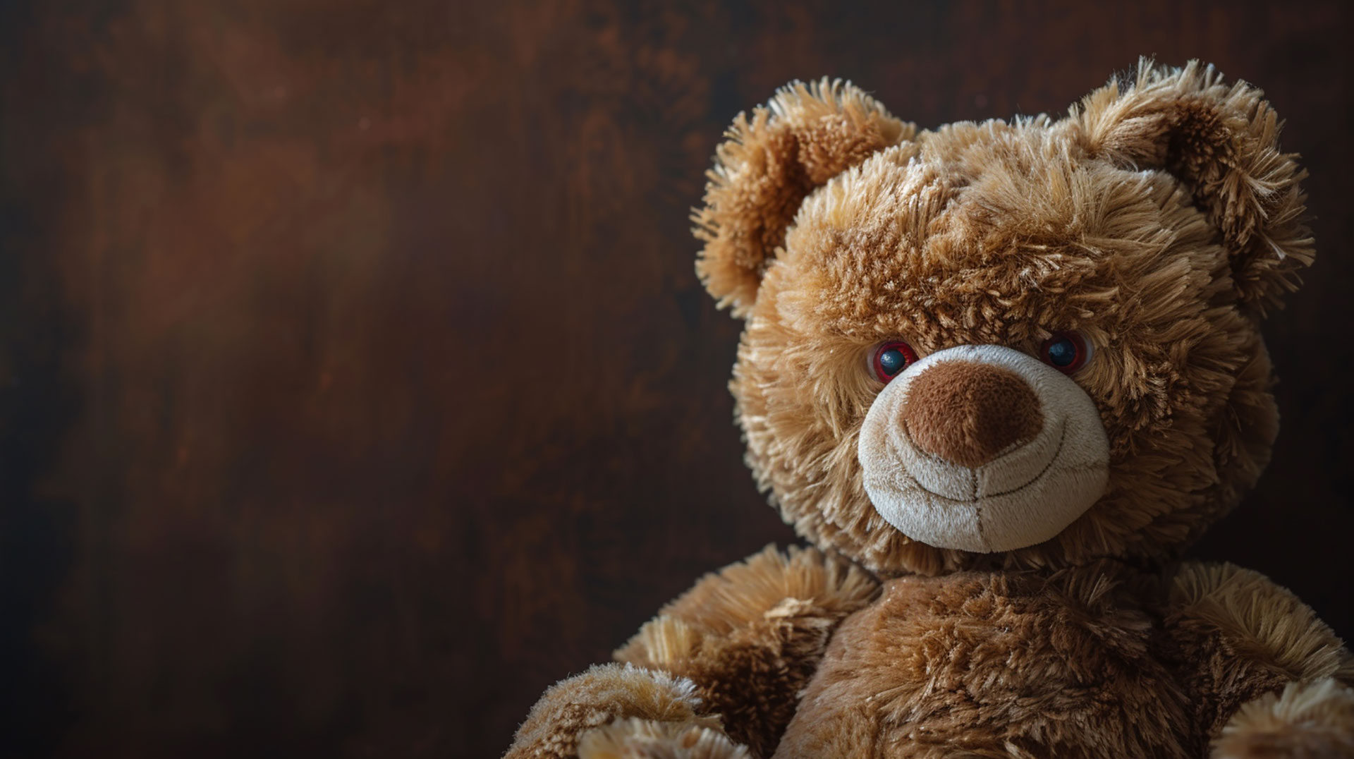 Charming Brown Teddy Bear AI Wallpaper for Desktop