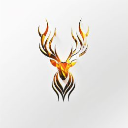 High Resolution Browning Deer Logo for Apparel