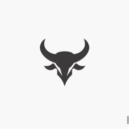 Bull AI Logo: High Definition Emblem for Brands