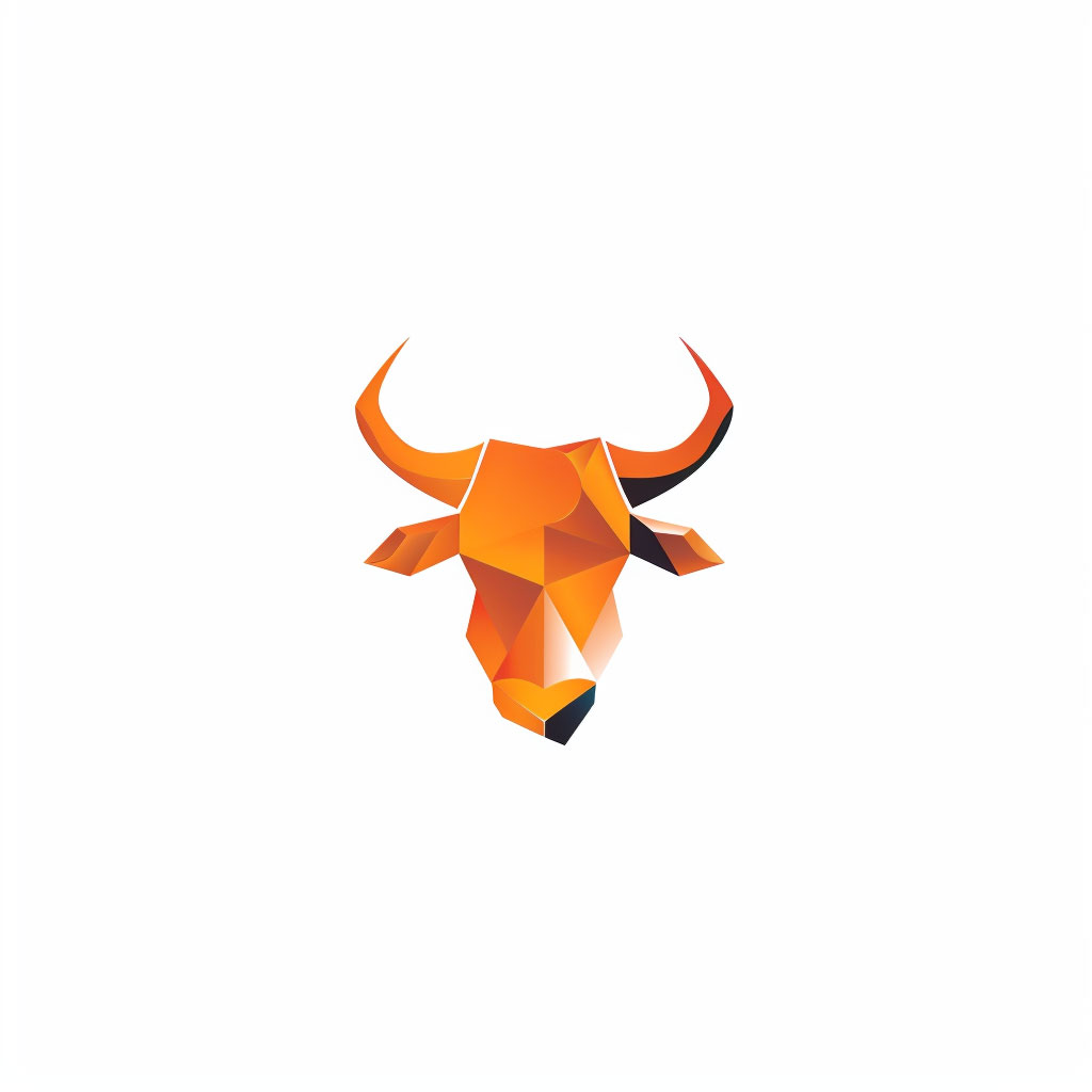 Premium AI Bull Logo for Distinctive Brand Identity