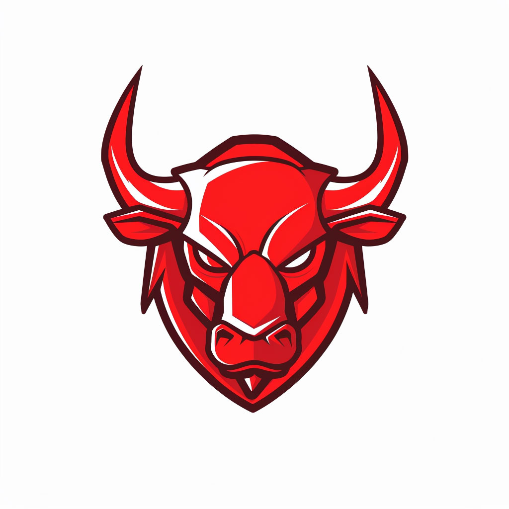 Elegant AI Bull Symbol in High Resolution