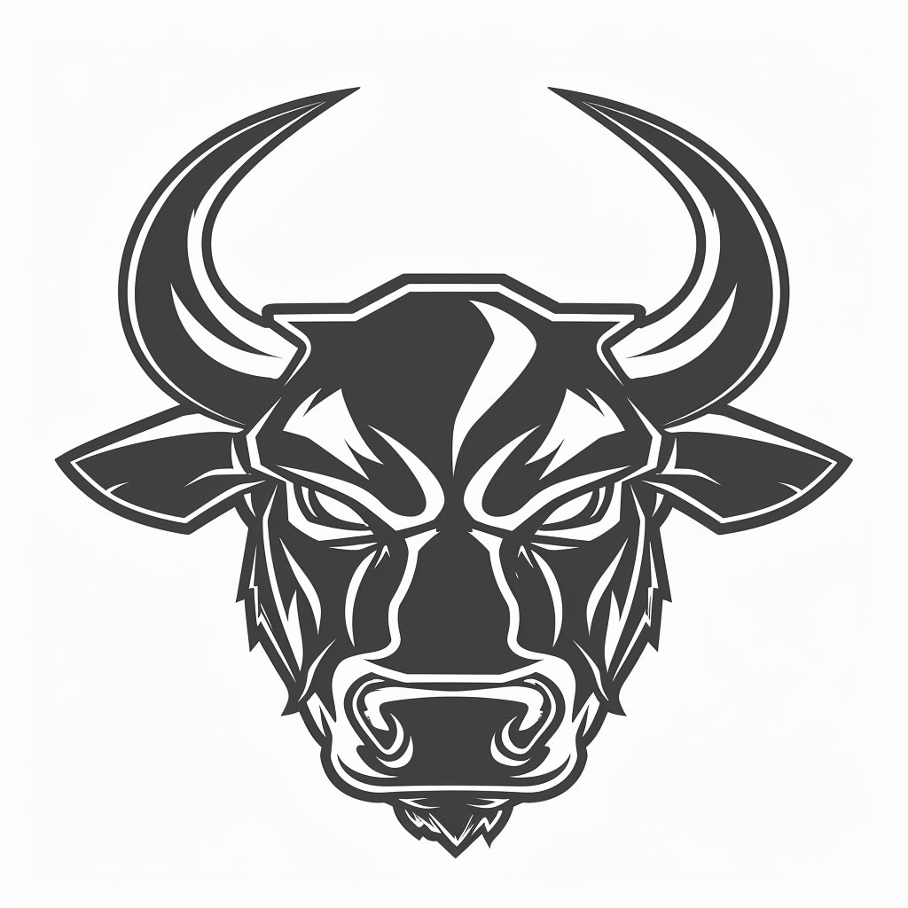 High Resolution Bull Logo for Tech-Savvy Brands