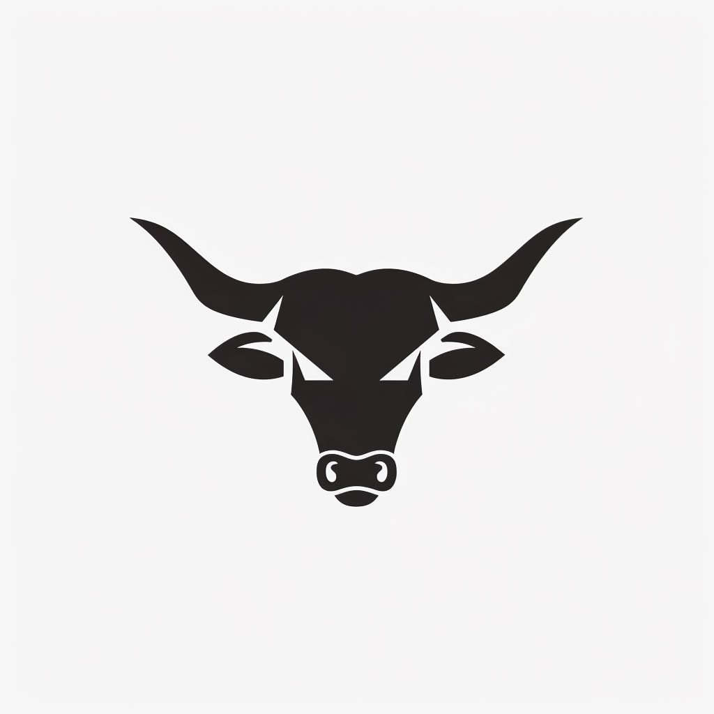 AI Bull Logo: High-Quality Brand Symbol Design