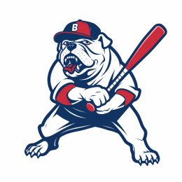 Premium Bulldog Baseball Logo for Athletic Brands