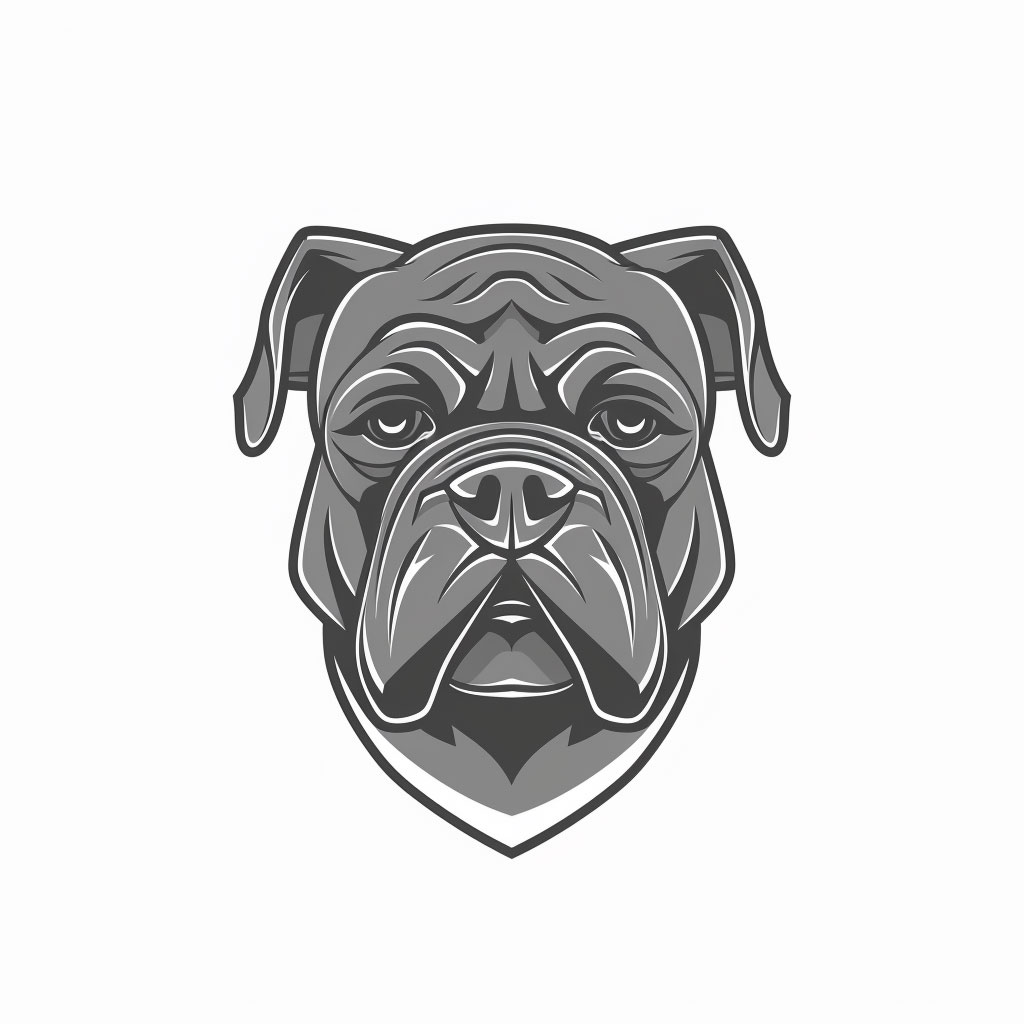 AI Bulldog Logo: High-Quality Brand Symbol Design