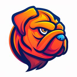 AI Bulldog Logo: Modern Brand Symbol in HD