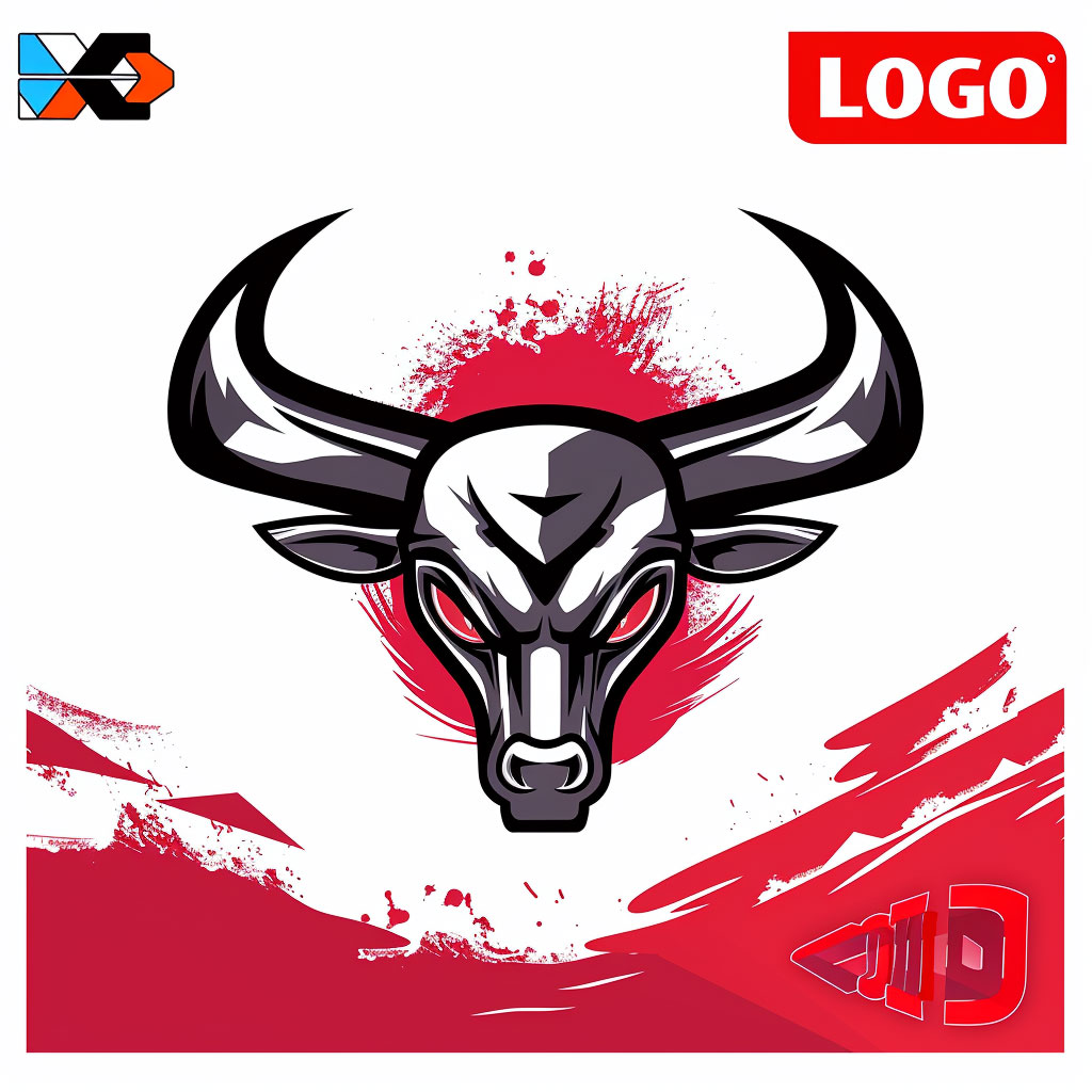 Inverted Bulls Icon: Symbolic Reinterpretation